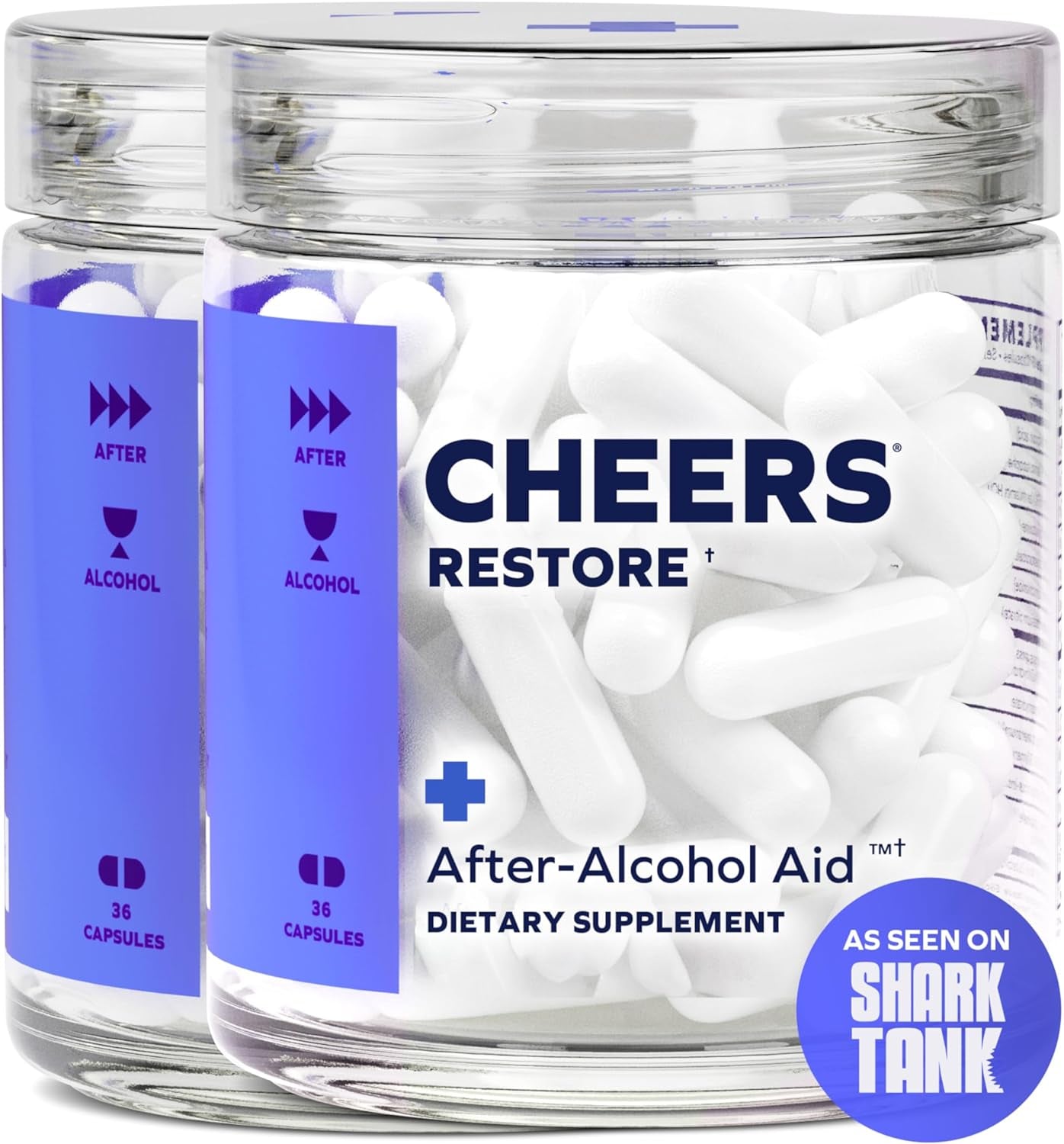Restore | Supplement with DHM + L-Cysteine | Feel Better after Drinking & Support Your Liver | 12 Doses | Dihydromyricetin, Cysteine, Prickly Pear, B-Vitamins, Ginger
