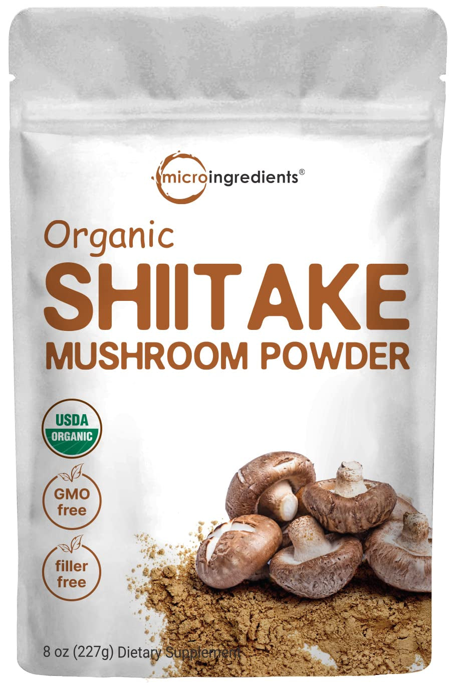 Organic Mega Mushroom 10 in 1 Complex Formula Powder for Immune System Booster, 10 Ounce (284 Days Supply), Chaga, Lions Mane, Cordyceps, Reishi & More, Filler Free, Vegan